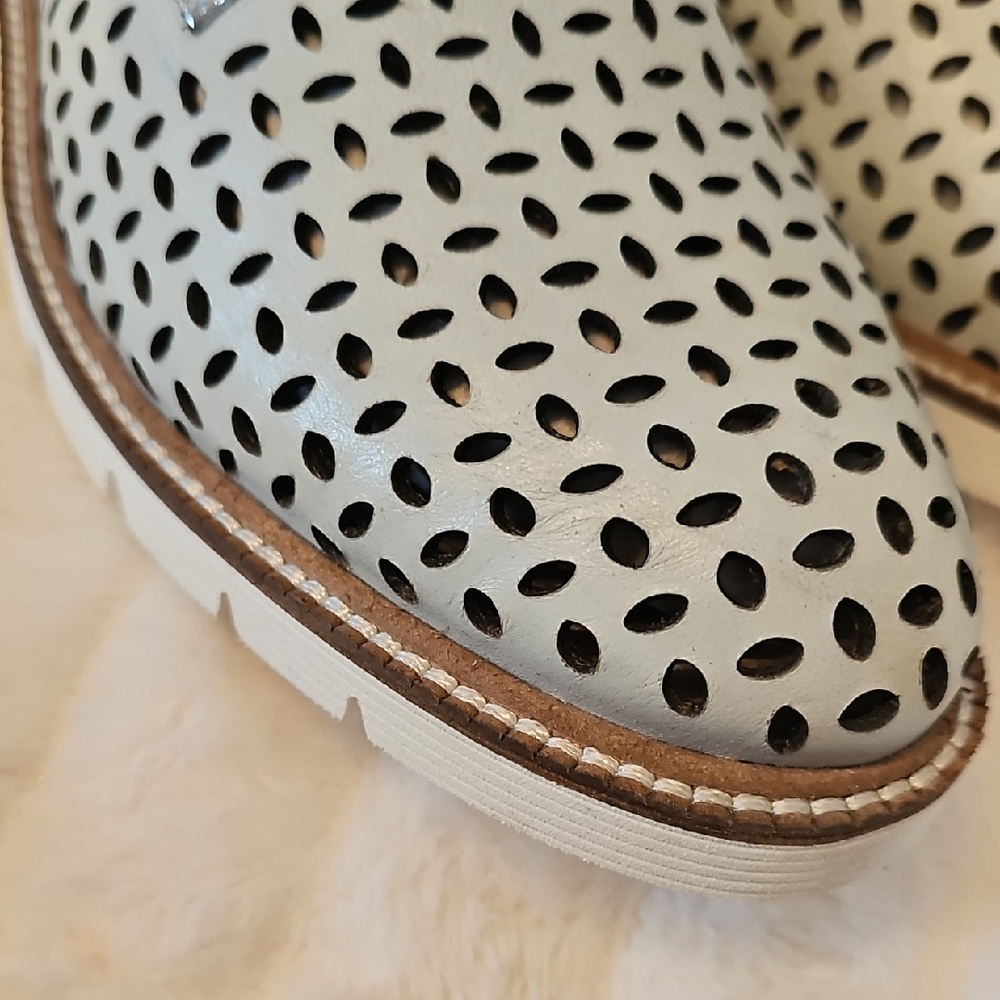 Medicus Silver and Black Women's Loafers - Picture 3 of 9
